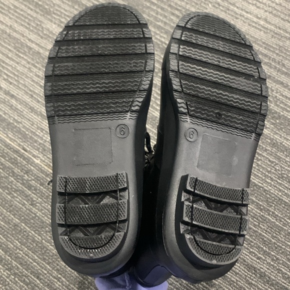 New Hunter Watson Waterproof Lace-up Rain Boots Size 6 in Black - Picture 6 of 10